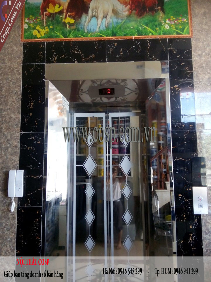 Thi công cửa hàng VLXD chị Ước- Hà Nam